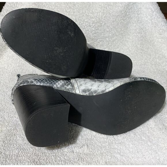 Steve Madden Snake Skin Boots Booties Womens 7 - Picture 6 of 6